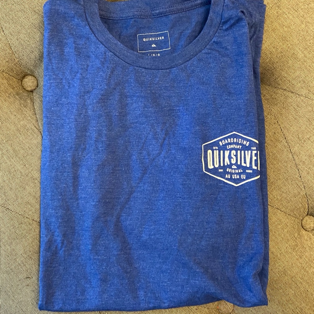 Quiksilver Blue Short Sleeve Tee
